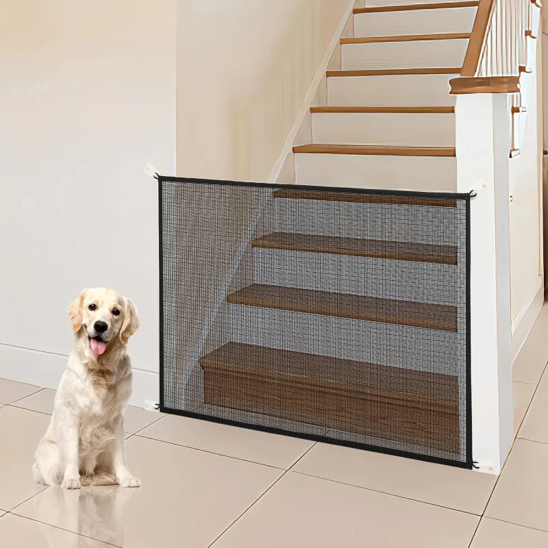 Pet isolation guardrail balcony cat isolation net fence indoor barrier safety protection no punching chicken and duck net