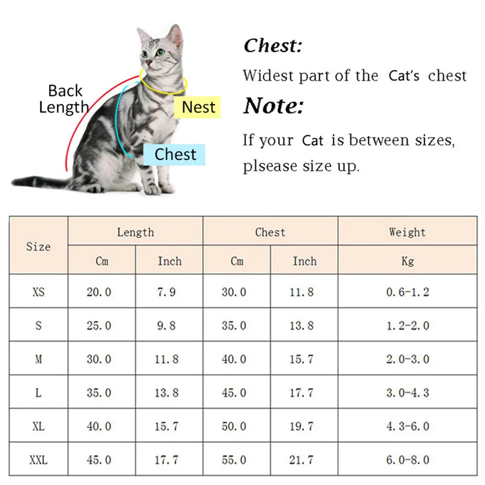 Cute Stripe Cat Vest Shirt Classic Pet Clothes for Cats Ropa Para Gato Katten Kleding Kedi Giyim Cats Clothing for Pets Outfit