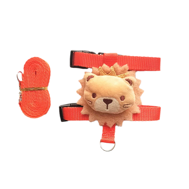 Cartoon Rabbit Harness and Leash Set Walking Adjustable Pet Harnesses for Small Animals Bunny Guinea Pig mascotas Accessories
