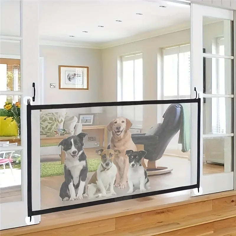 Pet isolation guardrail balcony cat isolation net fence indoor barrier safety protection no punching chicken and duck net