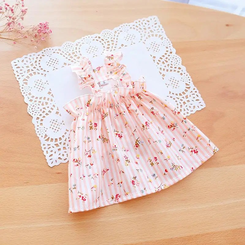 Pet Clothes Spring/Summer Small Cat/Dog Small Daisy Shoulder Strap Princess Dress Pet clothes Kitten/Dog Gentle dress